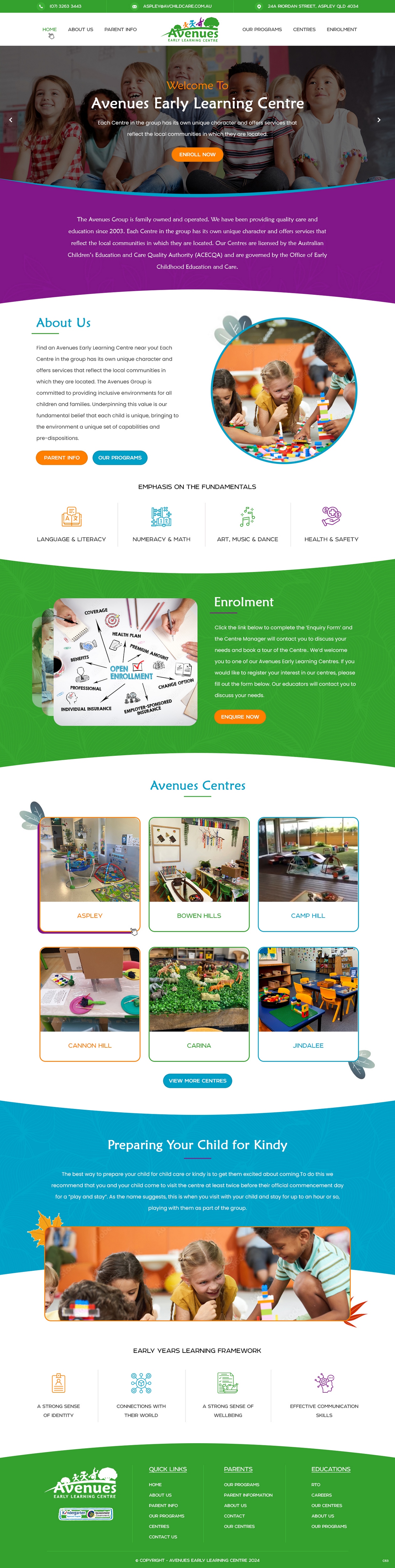 Web Design by pb for Little Lane Early Learning Centre | Design #33849751