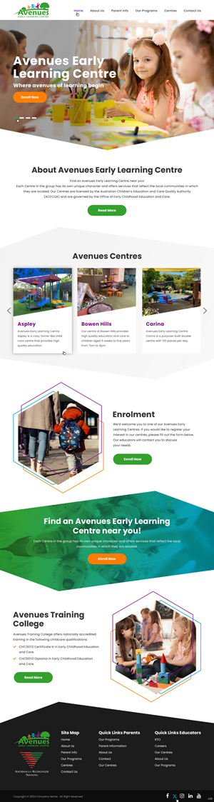 Web Design by pb for Little Lane Early Learning Centre | Design: #33849762