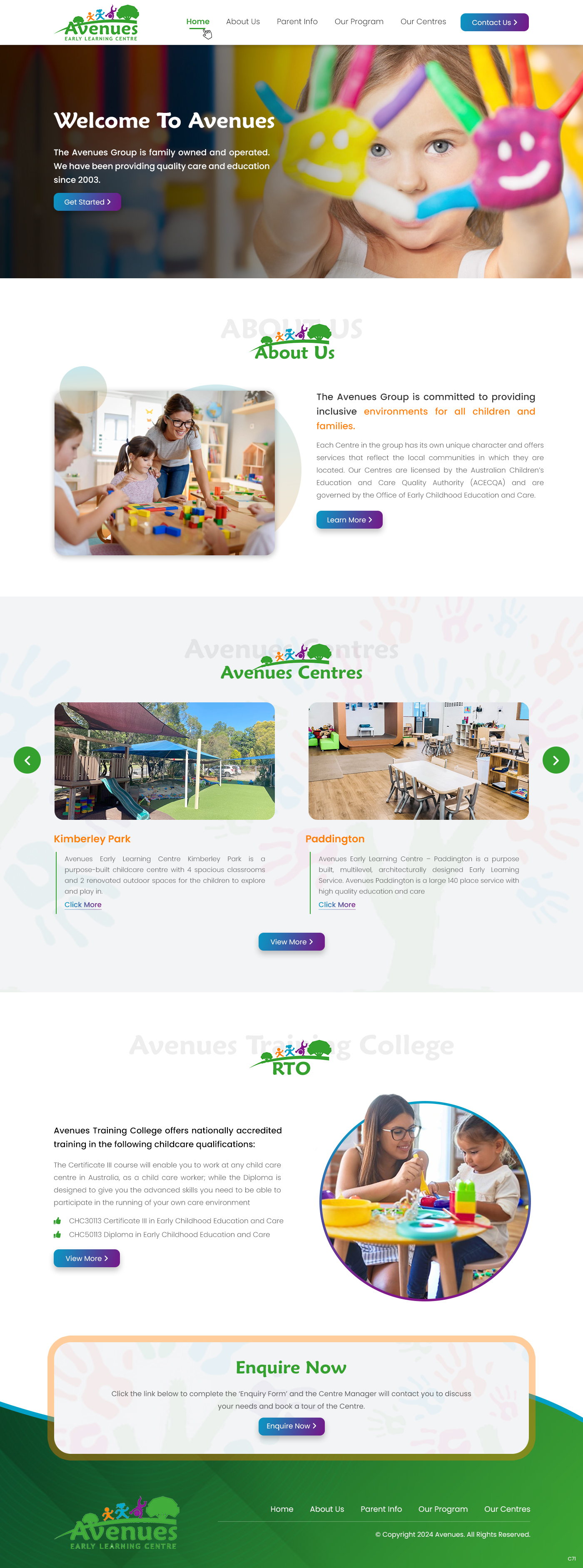 Web Design by pb for Little Lane Early Learning Centre | Design #33849763