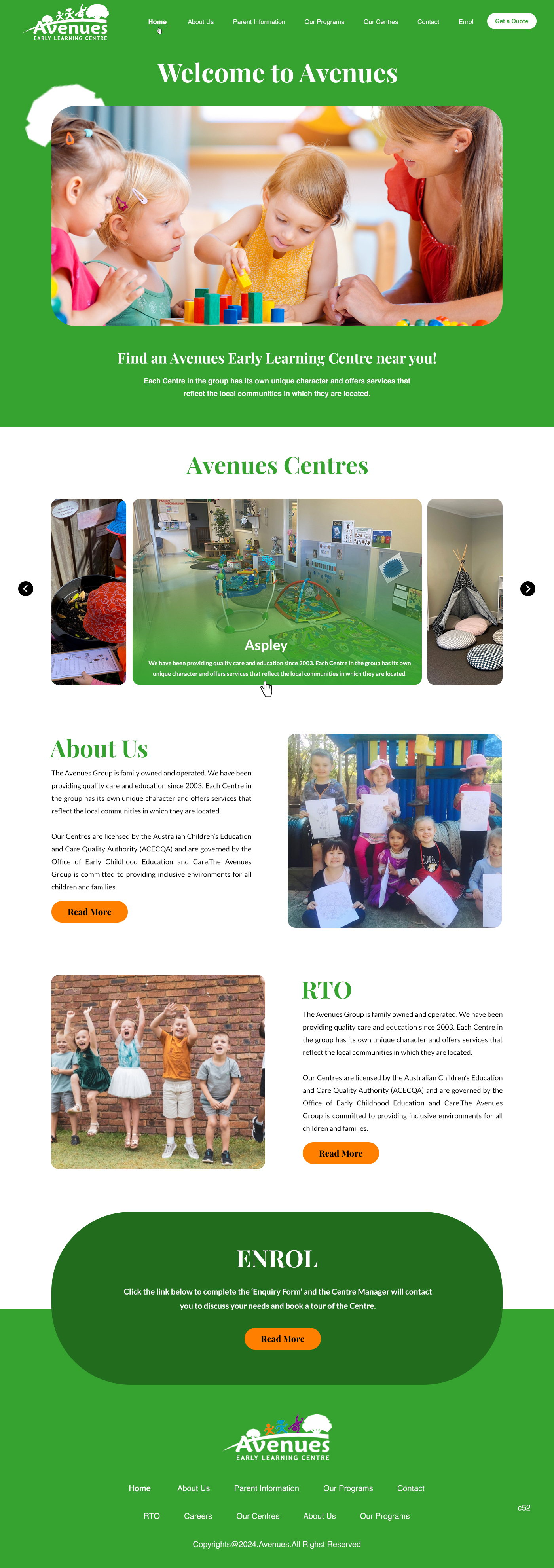 Web Design by pb for Little Lane Early Learning Centre | Design #33861553