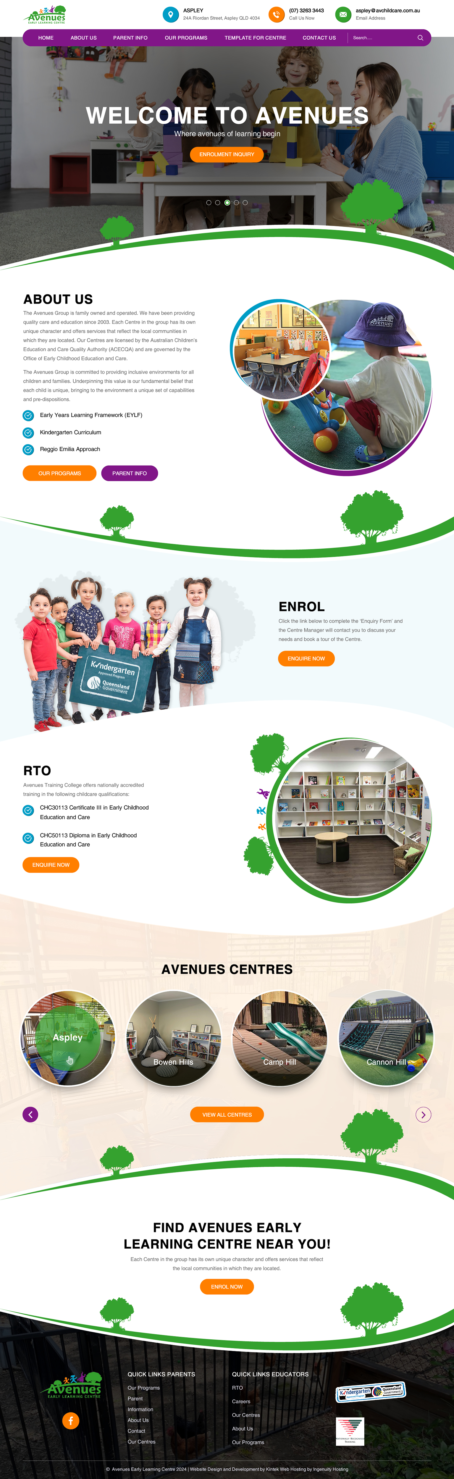 Web Design by rightway for Little Lane Early Learning Centre | Design #33855033