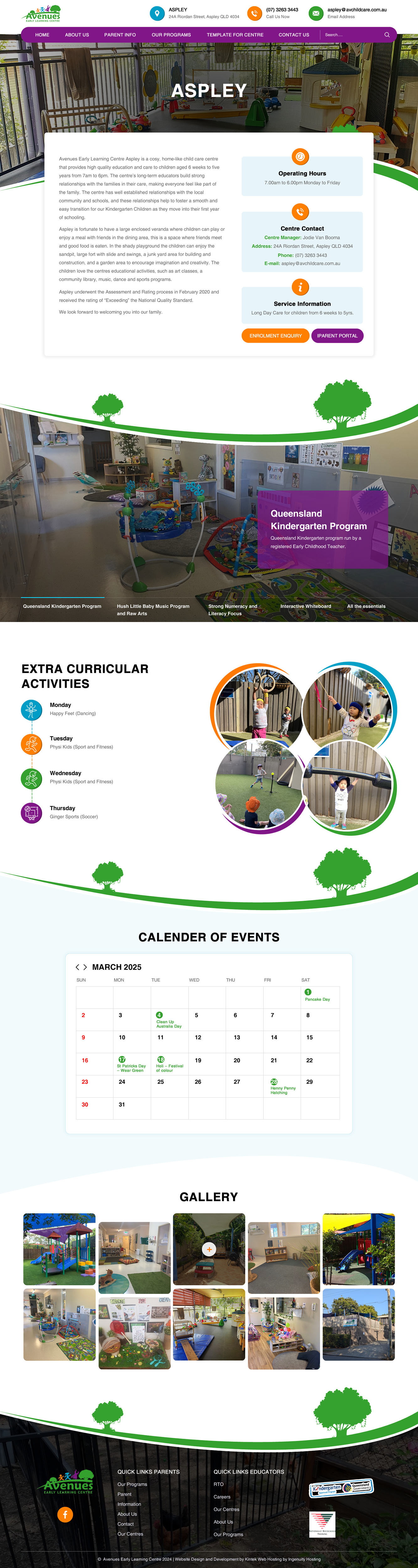 Web Design par rightway pour Little Lane Early Learning Centre | Design #33986682