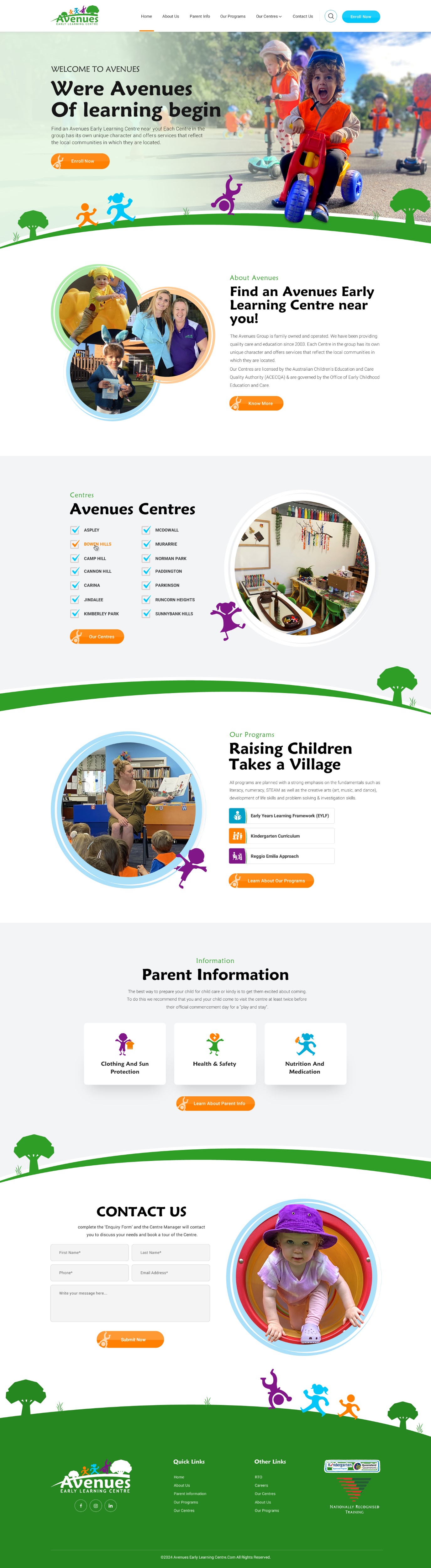 Web Design par Reimagine pour Little Lane Early Learning Centre | Design #33863847