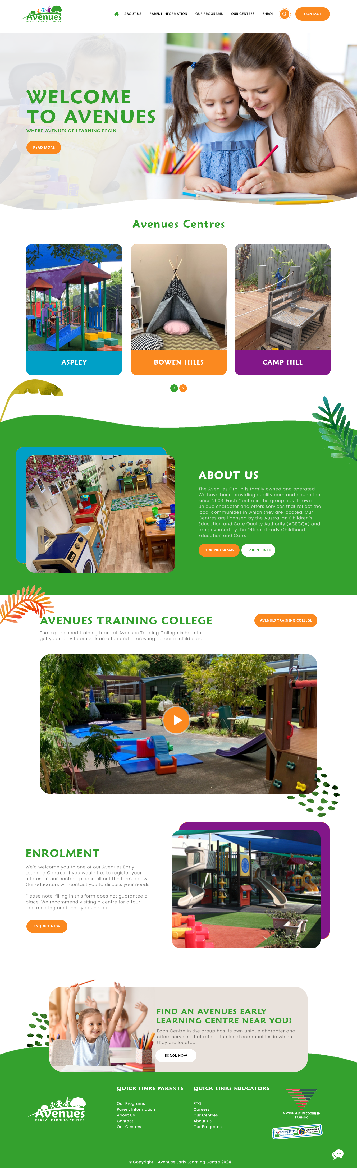 Web Design by nzdesigners for Little Lane Early Learning Centre | Design #33863089