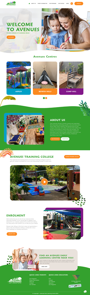 Web-Design von nzdesigners für Little Lane Early Learning Centre | Design: #33863089