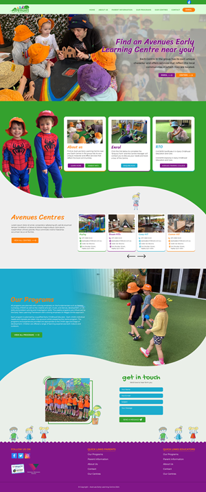 Web Design by Tanvir for Little Lane Early Learning Centre | Design: #33860453