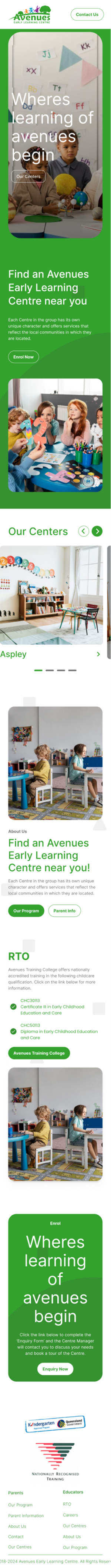 Web Design by Taufik H for Little Lane Early Learning Centre | Design: #33868985