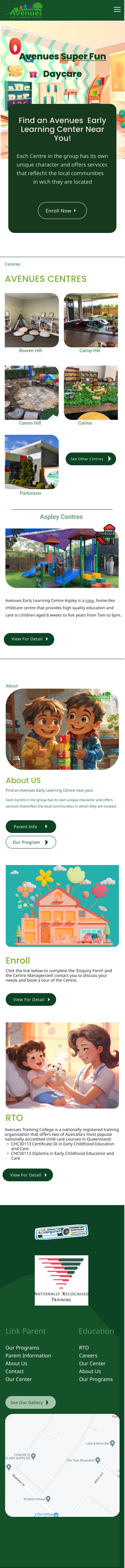 Web Design by Taufik H for Little Lane Early Learning Centre | Design: #33869069