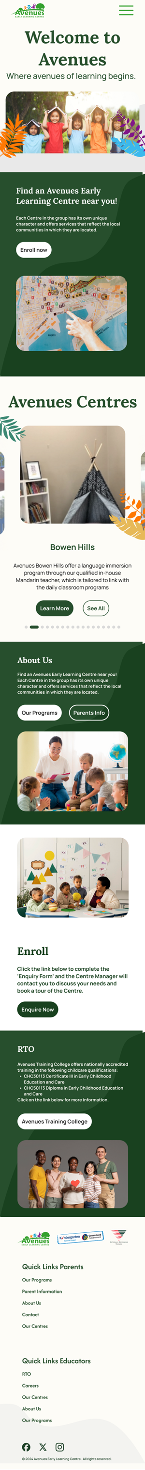 Web Design by Taufik H for Little Lane Early Learning Centre | Design: #33869084