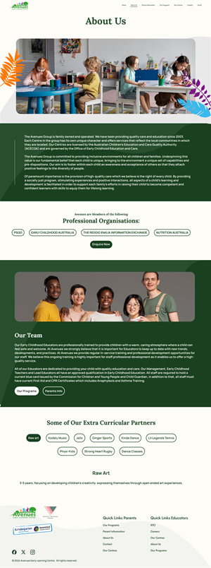 Web Design by Taufik H for Little Lane Early Learning Centre | Design: #34020240