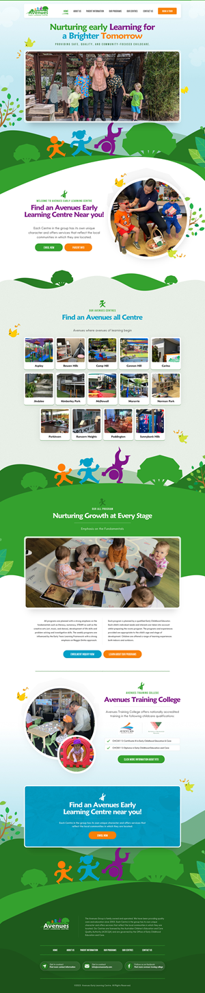 Web Design by UXUI TRIGGER for Little Lane Early Learning Centre | Design #33971053