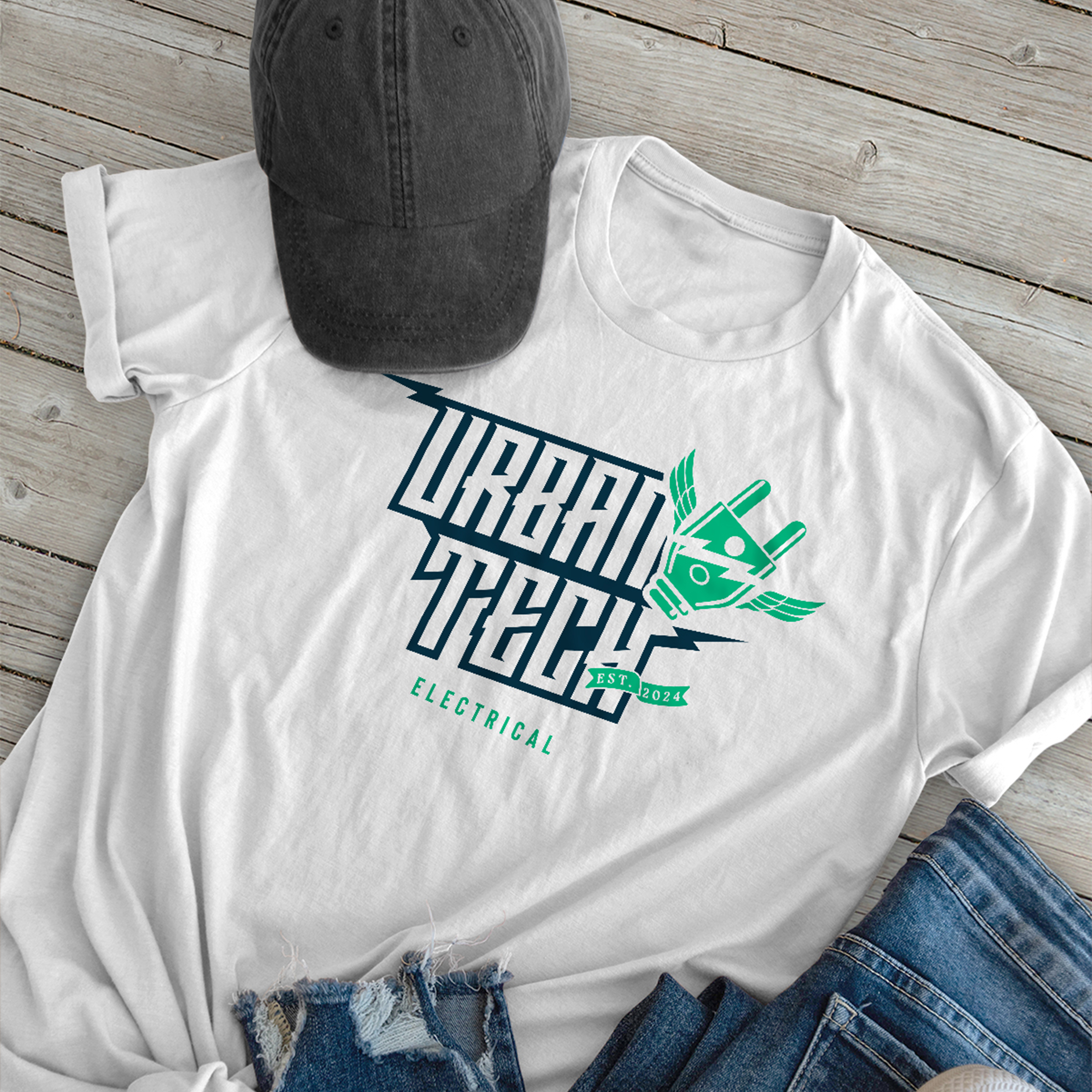 Design de T-shirt par Dewantara pour Urbantech electrical | Design #33870037