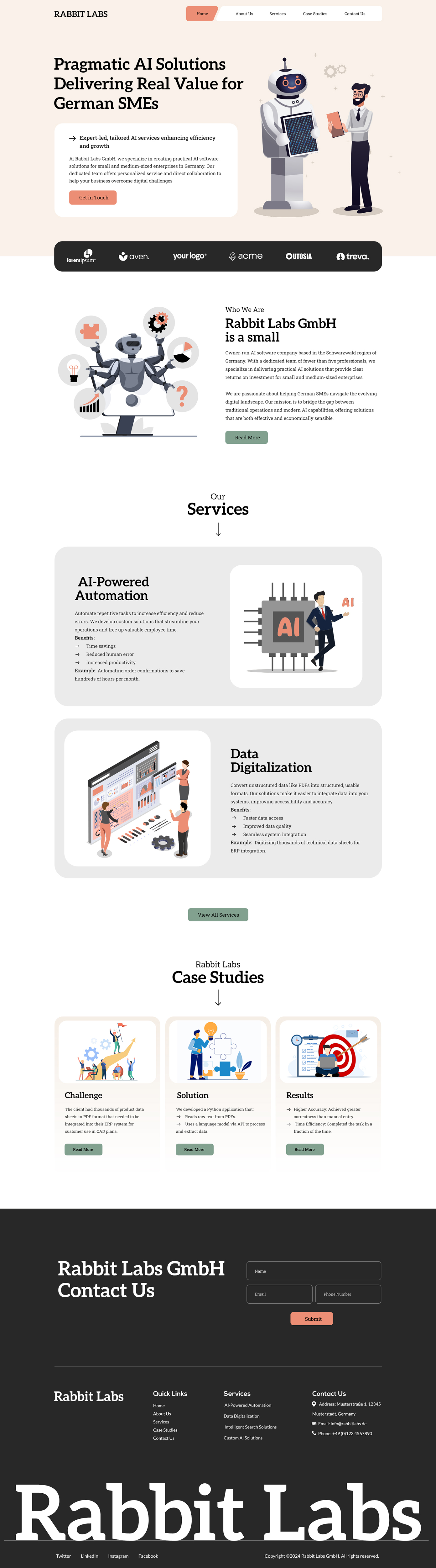 Web Design by Revolt Team for this project | Design #33938444