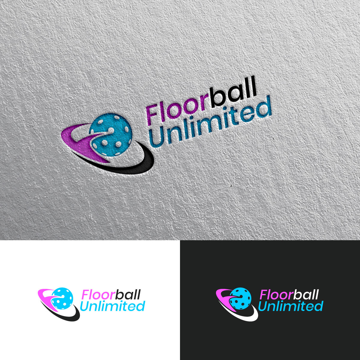 Logo-Design von chris Ray für Floorball Unlimited | Design #33845582