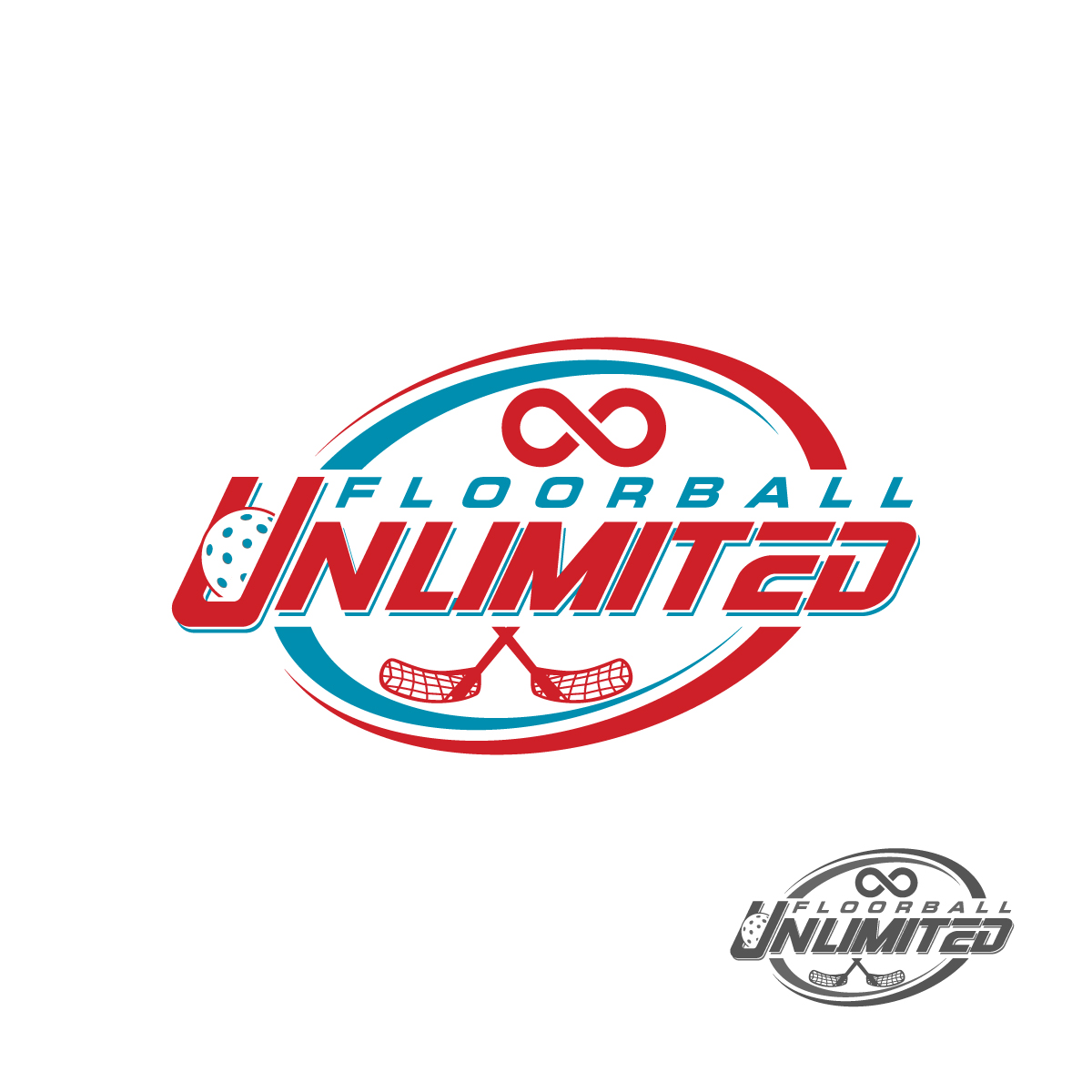 Logo Design by Suvendu.S for Floorball Unlimited | Design #33867402