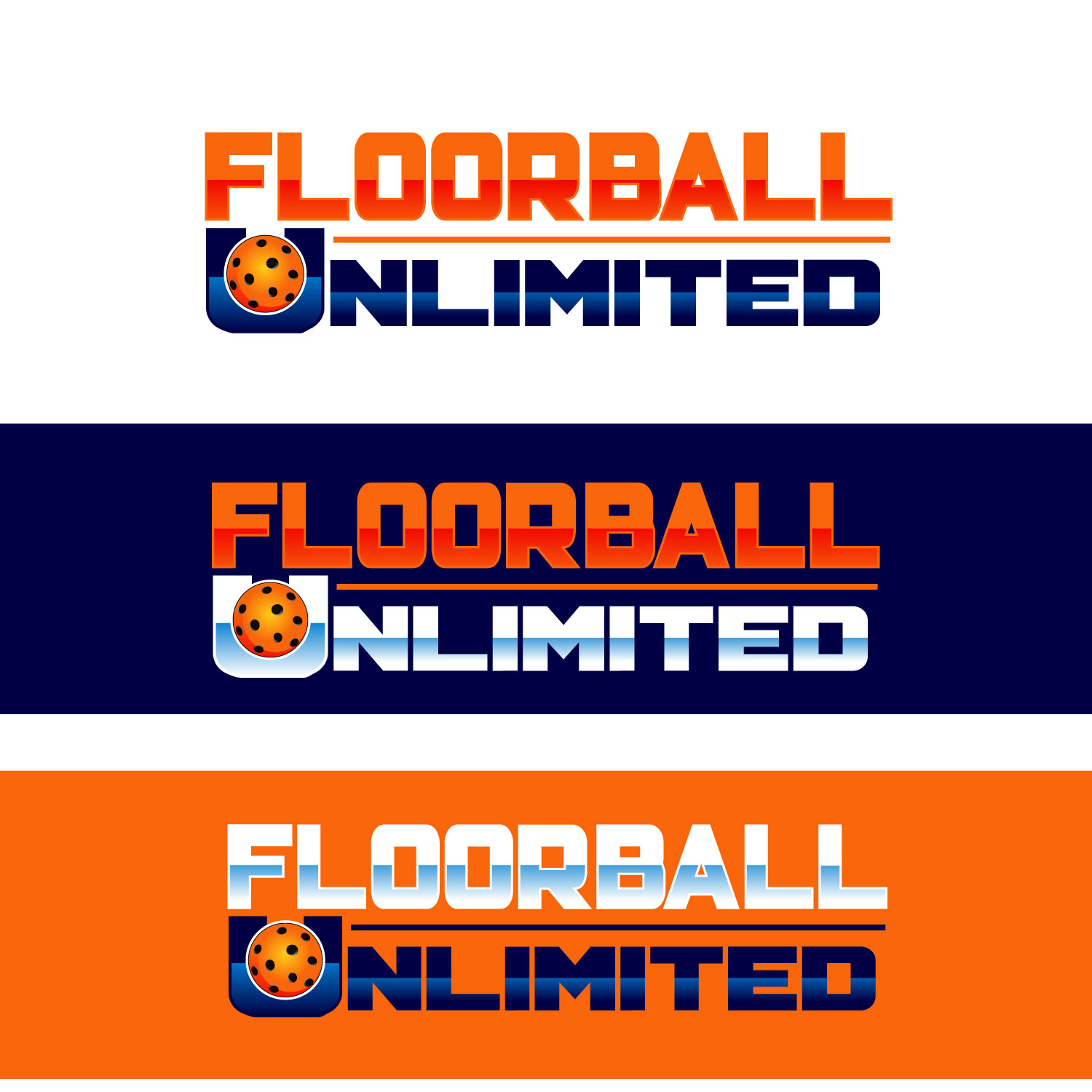 Logo-Design von Suvendu.S für Floorball Unlimited | Design #33868664