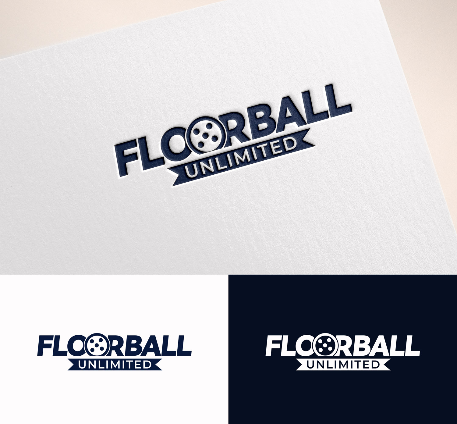 Logo-Design von M Art & Design für Floorball Unlimited | Design #33849186
