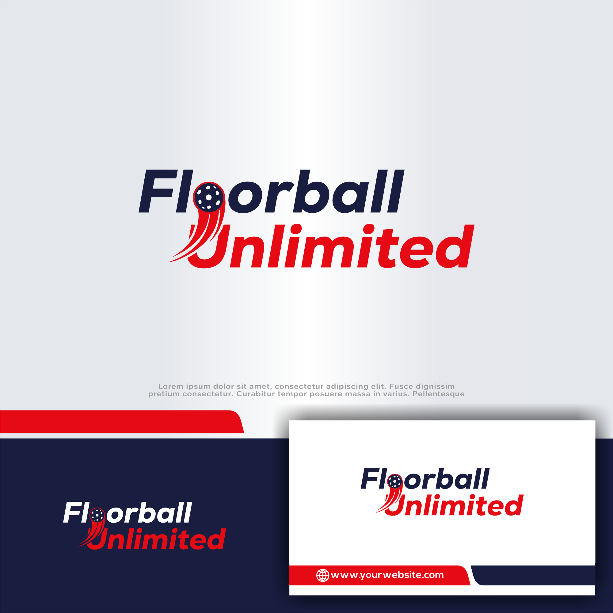 Diseño de Logo por win it para Floorball Unlimited | Diseño #33847450