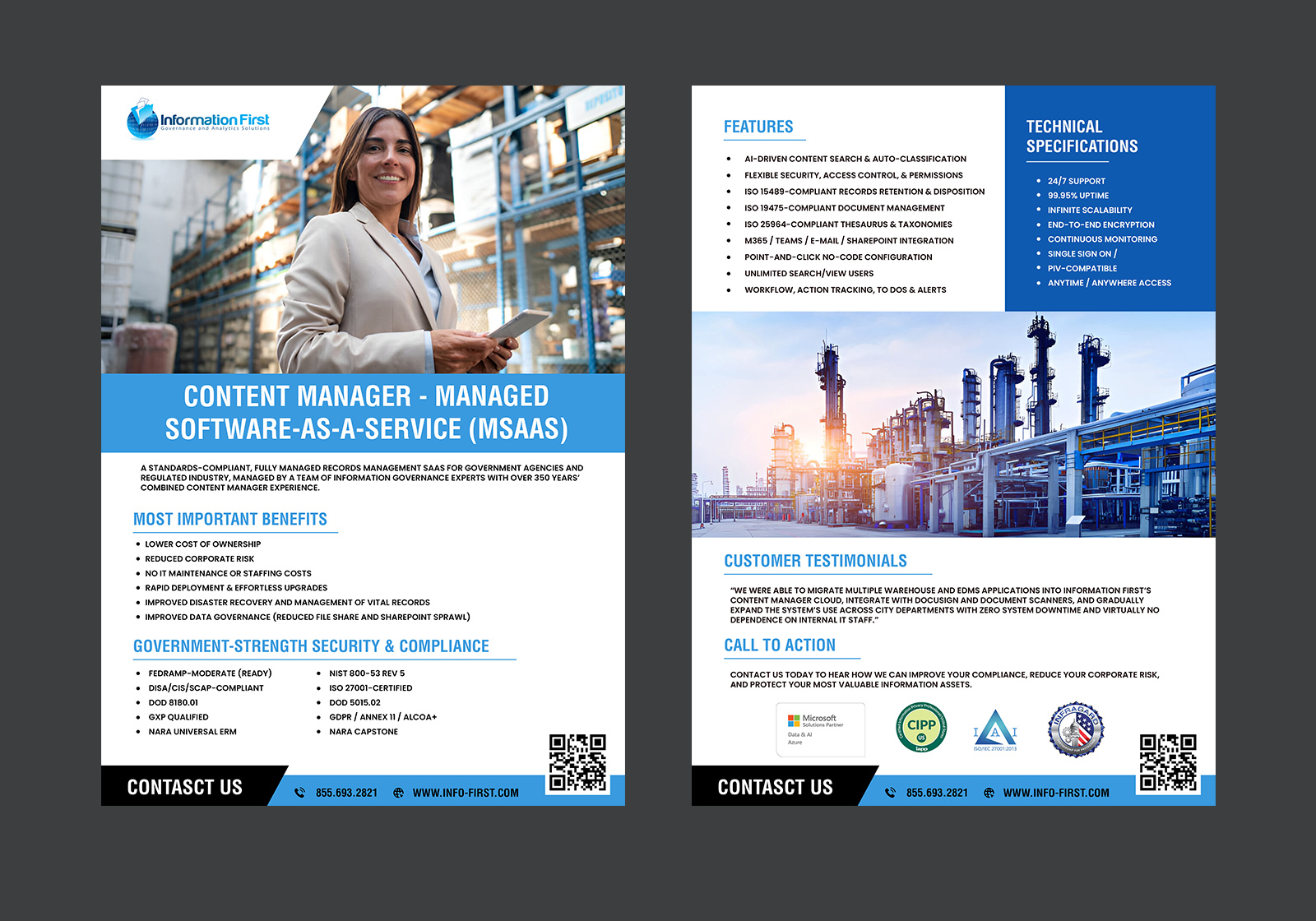 Flyer Design by Suvendu.S for Information First, Inc. | Design #33868821