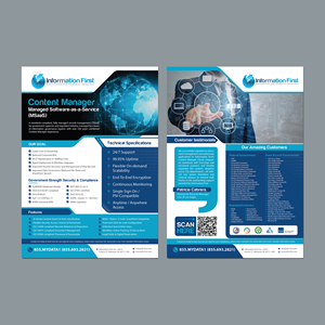 Flyer Design by GraphicMonster for Information First, Inc. | Design #33889828