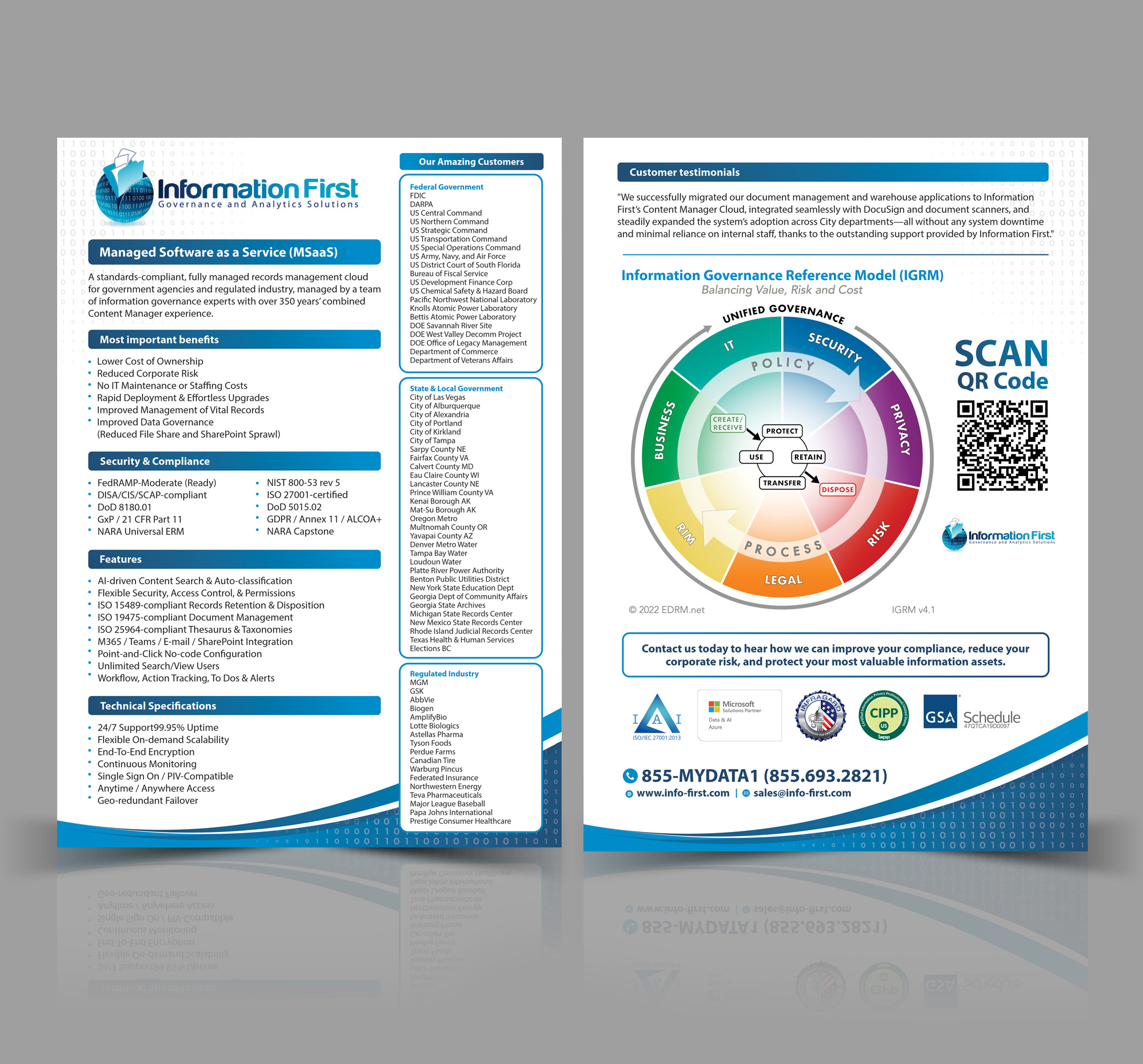 Flyer Design by Dzhafir for Information First, Inc. | Design #33883576