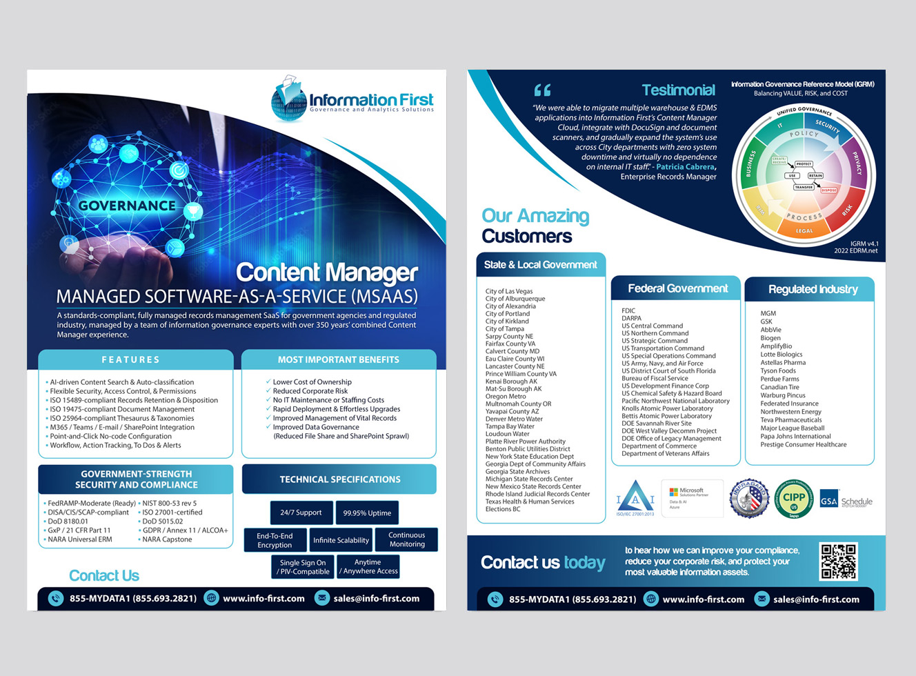 Flyer Design by DA. for Information First, Inc. | Design #33858599