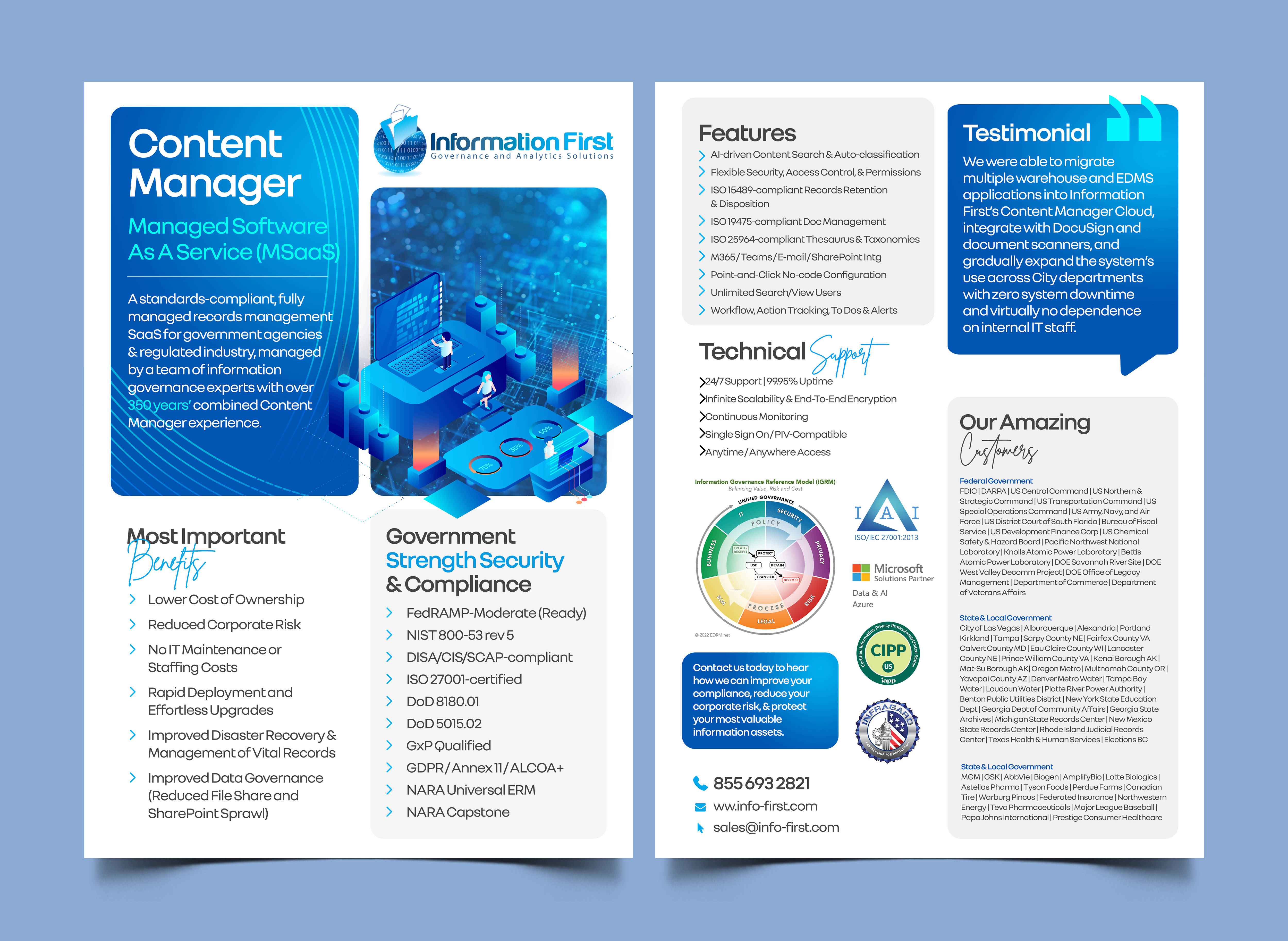 Flyer Design by Graphic Guy for Information First, Inc. | Design #33857230