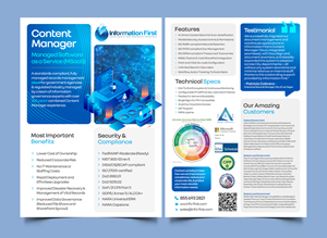 Flyer Design by Graphic Guy for Information First, Inc. | Design #33886520