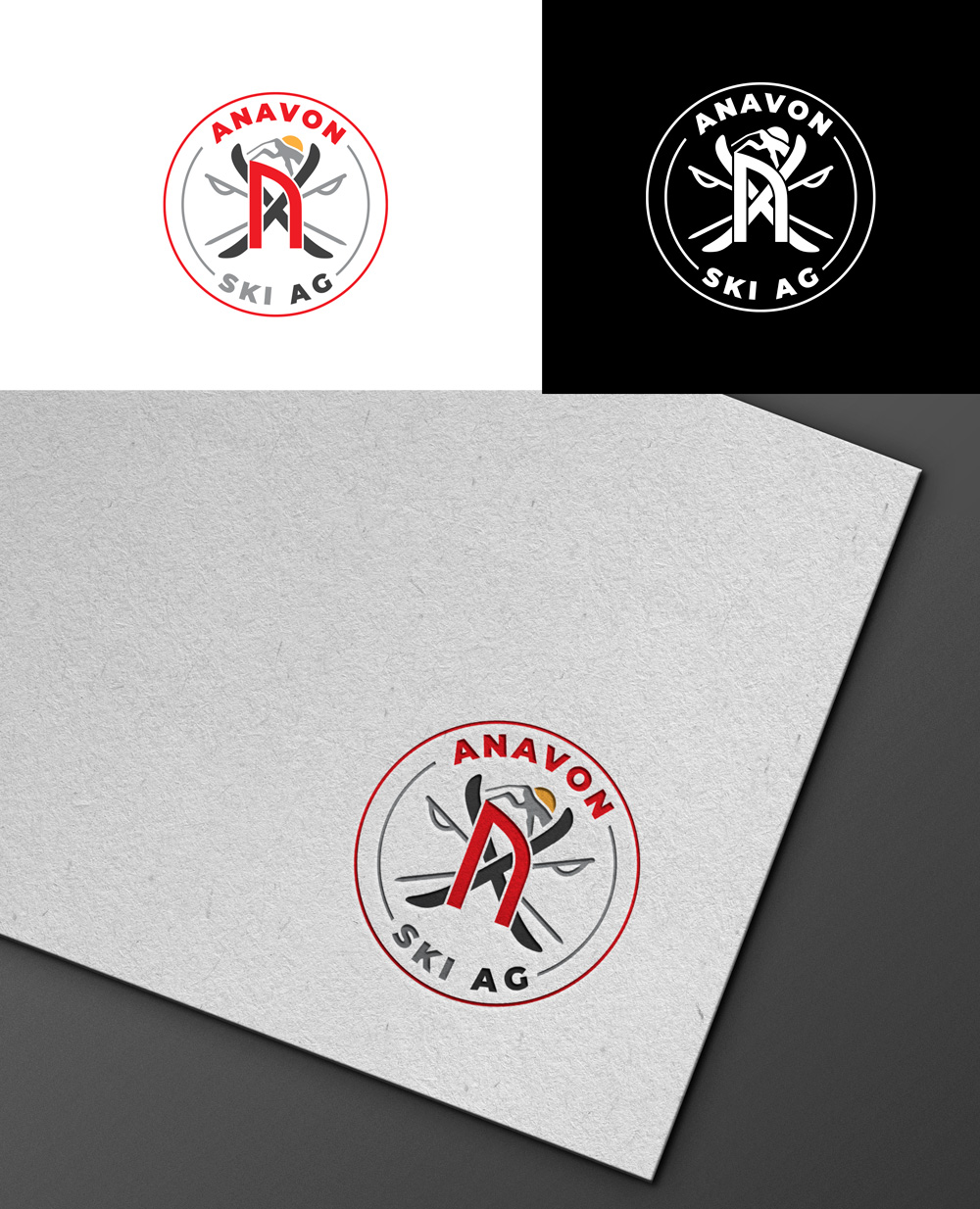 Logo Design by RA-bica for Anavon Ski AG | Design #33858516