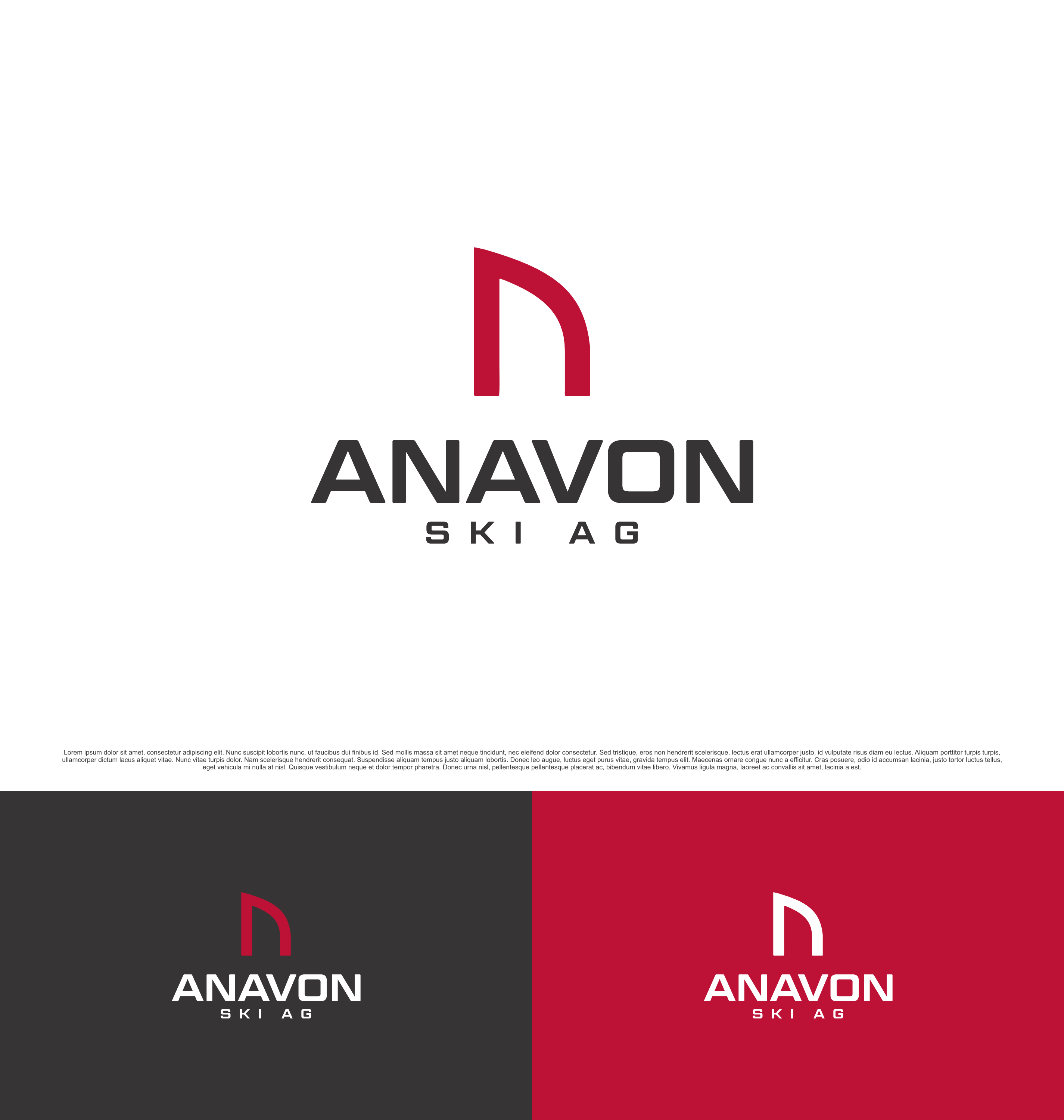 Logo-Design von saesean für Anavon Ski AG | Design #33862972