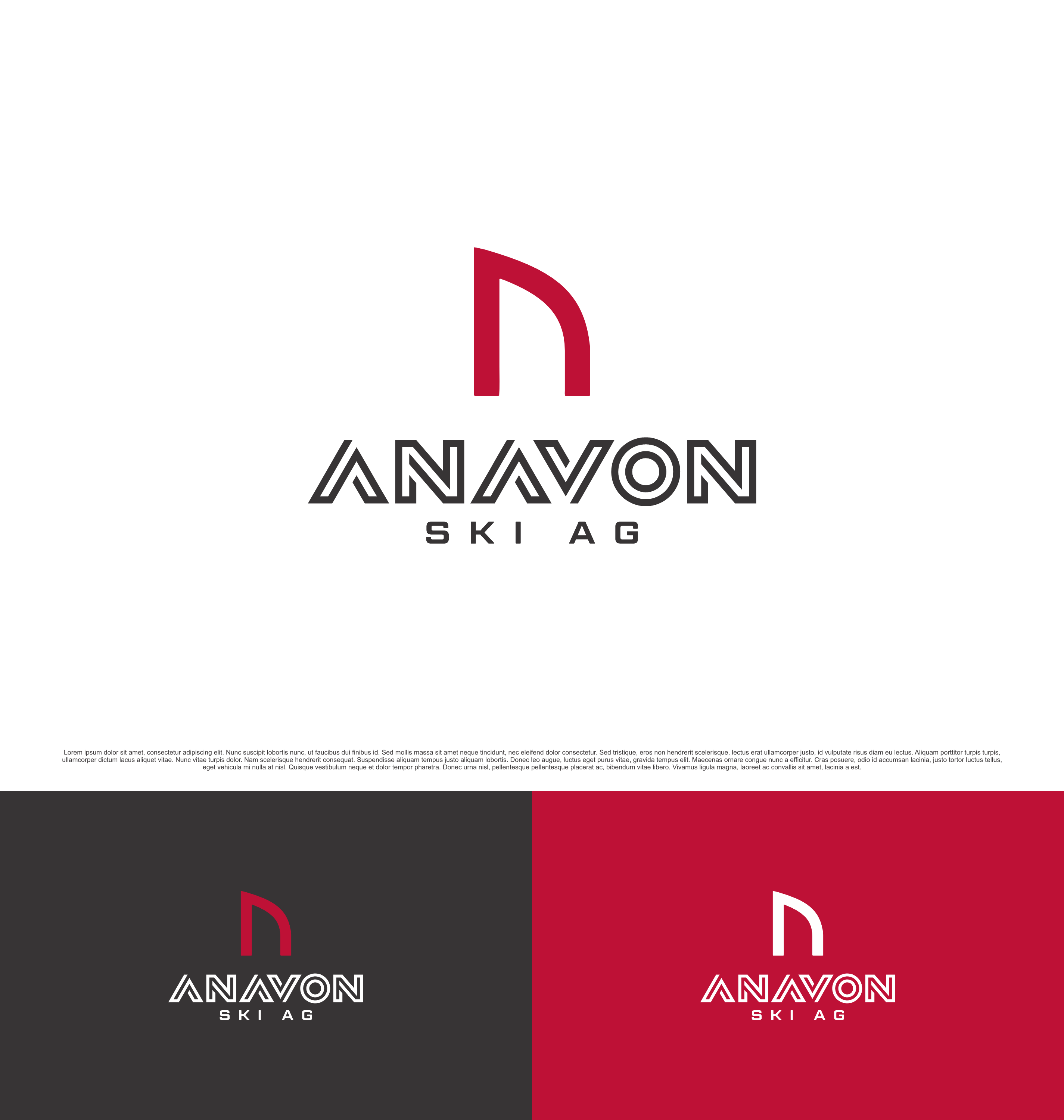 Logo Design by saesean for Anavon Ski AG | Design #33862973