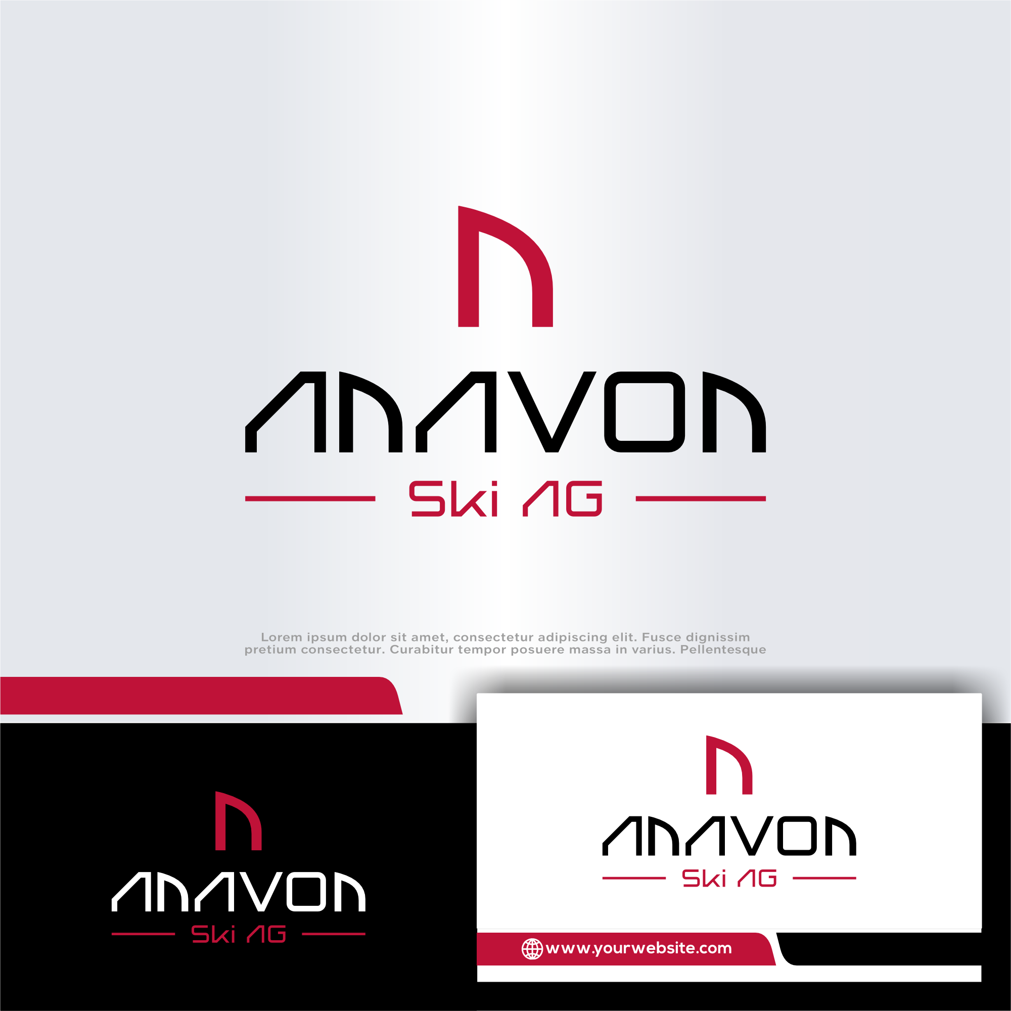 Logo-Design von win it für Anavon Ski AG | Design #33852886