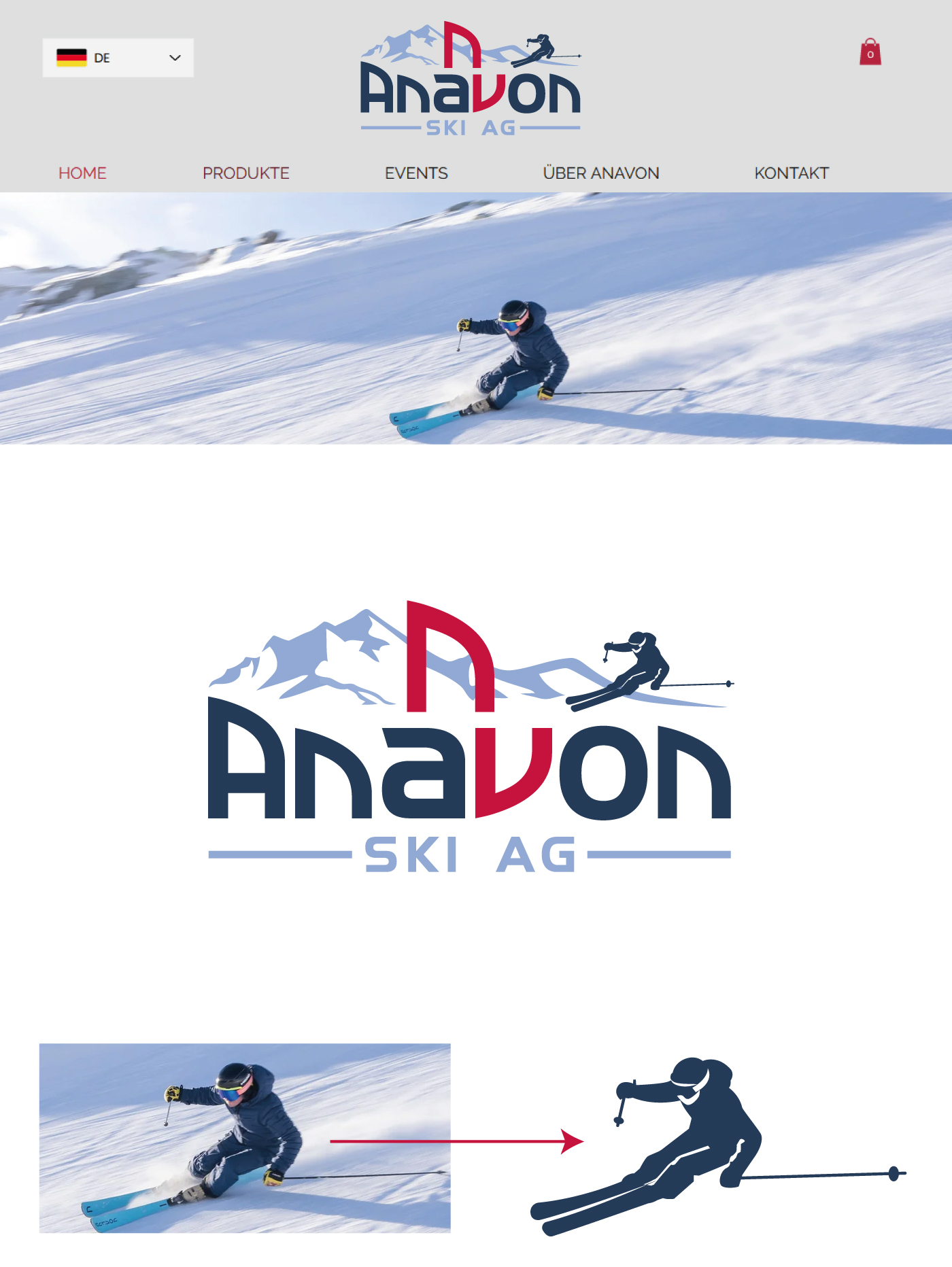 Logo Design by Rubia@ for Anavon Ski AG | Design #33855271