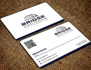 Visitenkarten-Design von Graphixpointt für Bridge Advisors LLC | Design: #33850343