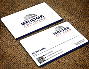 Visitenkarten-Design von Graphixpointt für Bridge Advisors LLC | Design: #33850422