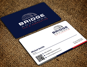 Visitenkarten-Design von Graphixpointt für Bridge Advisors LLC | Design: #33850423