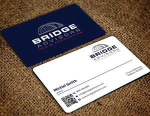Visitenkarten-Design von Graphixpointt für Bridge Advisors LLC | Design: #33850426