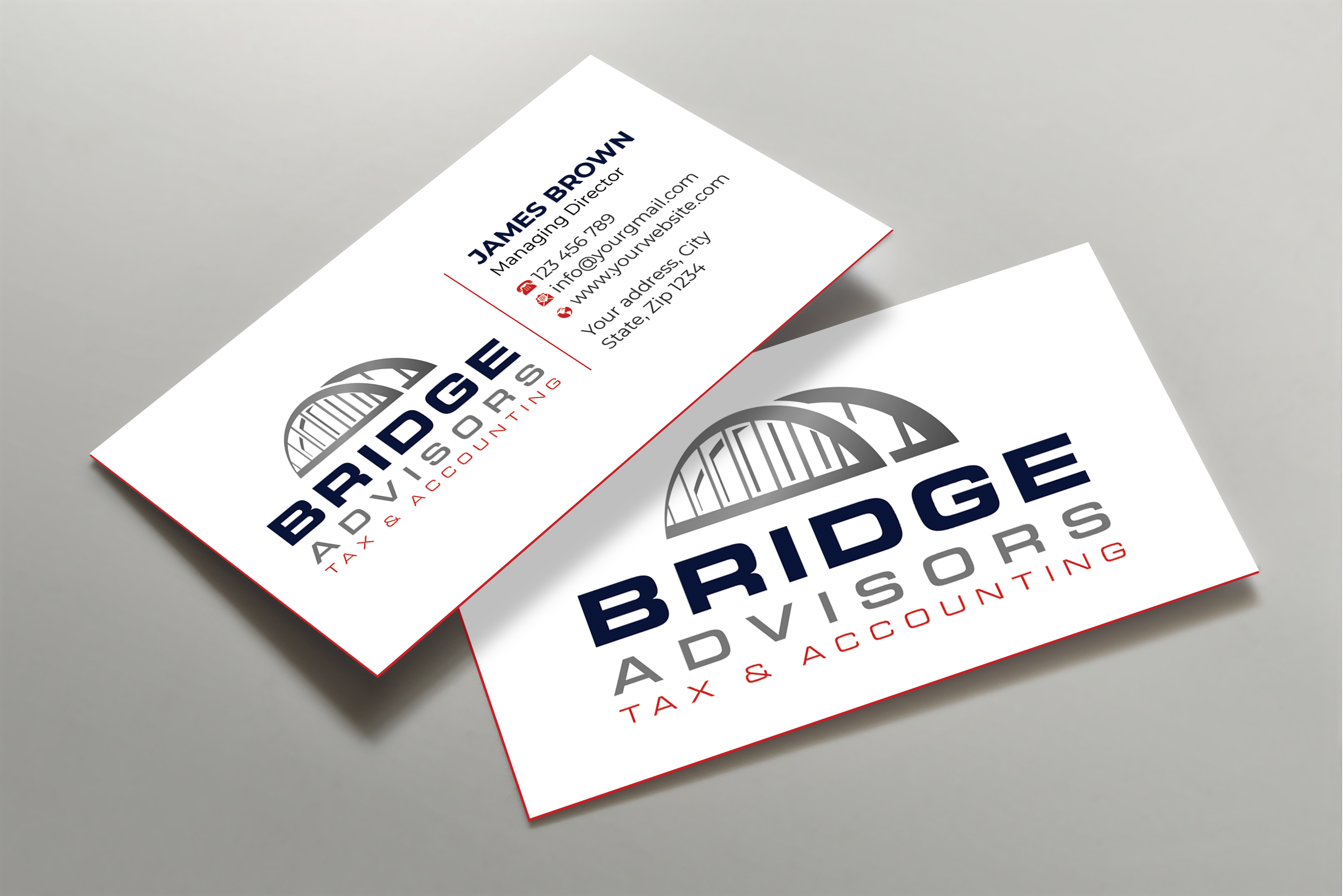 Business Card Design by Expert Bappy for Bridge Advisors LLC | Design #33849035