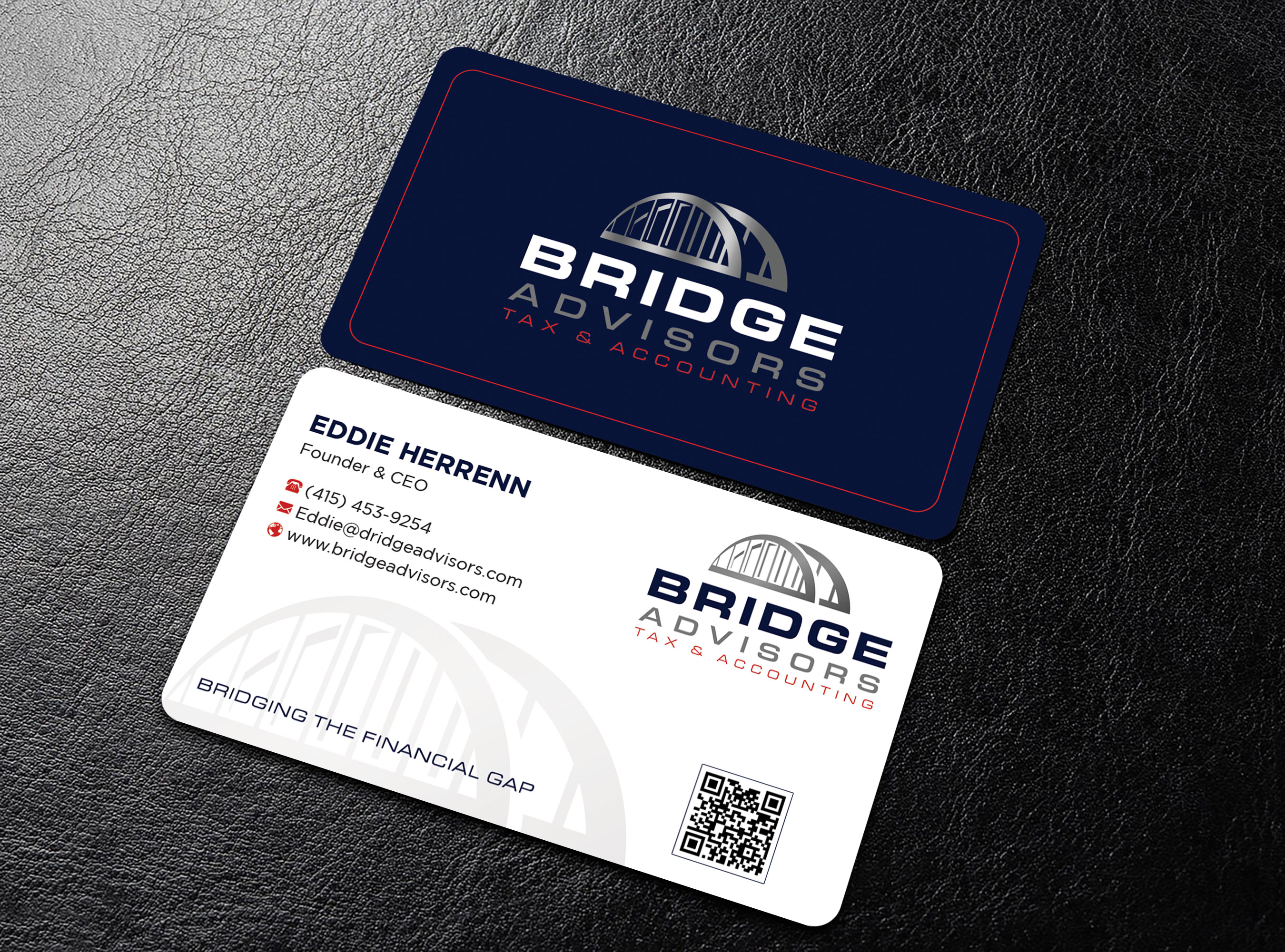 Visitenkarten-Design von Firoze049 für Bridge Advisors LLC | Design: #33850144