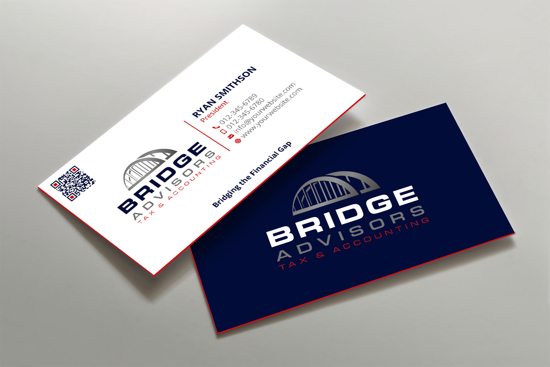 Business Card Design by design_C. for Bridge Advisors LLC | Design #33850643