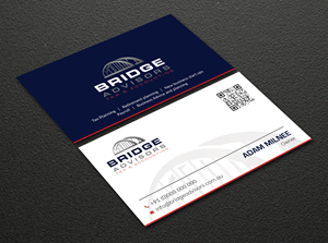 Business Card Design by Bold Pixels for Bridge Advisors LLC | Design: #33849845