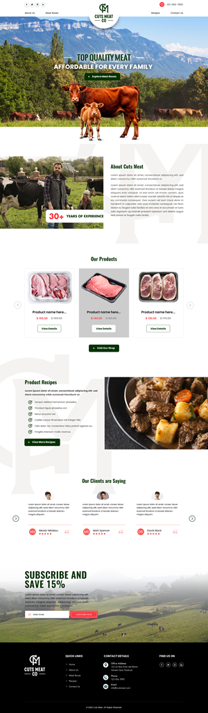 Web Design by Sbss for this project | Design: #33863581