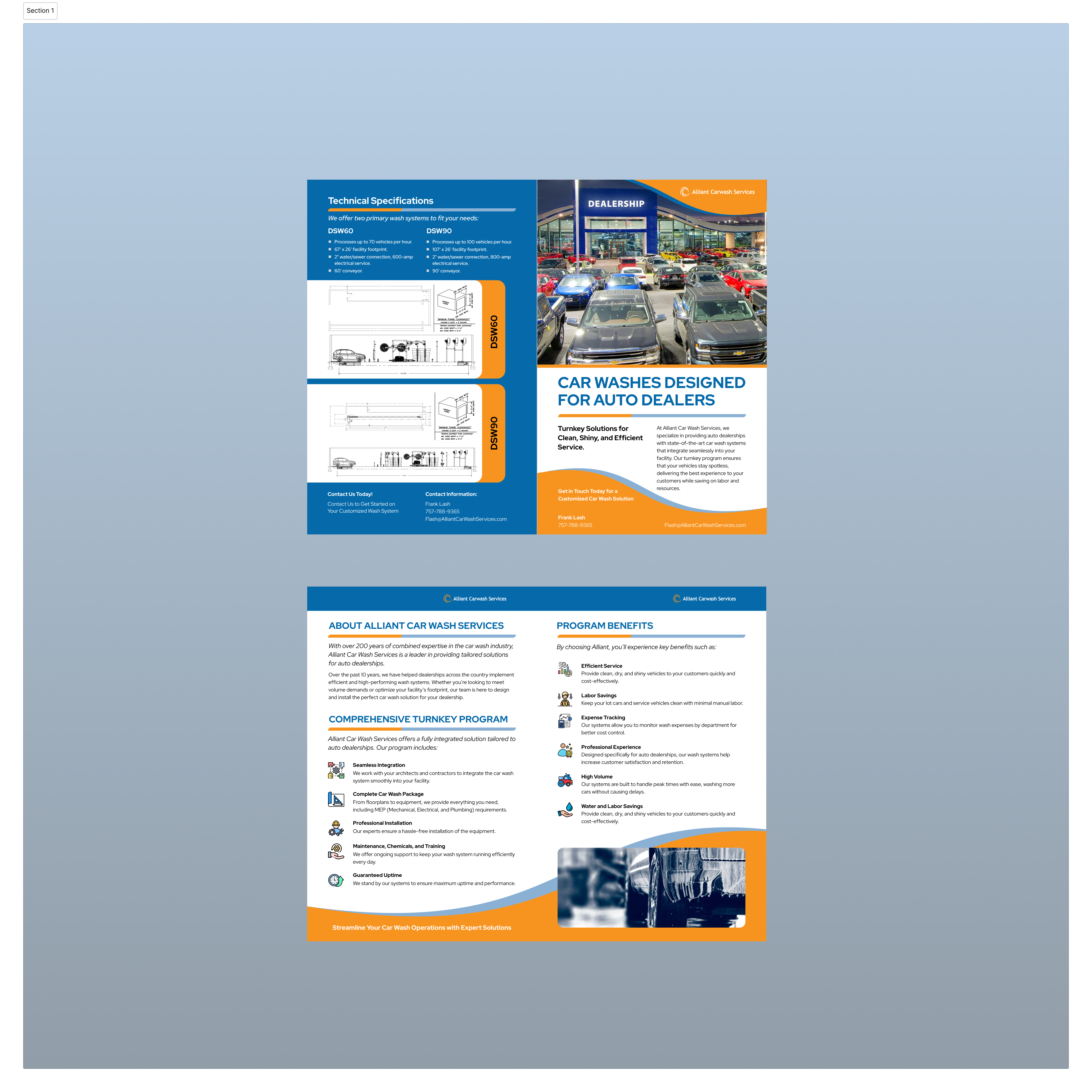 Flyer-Design von Fuuma für Alliant CarWash Services | Design #33857005