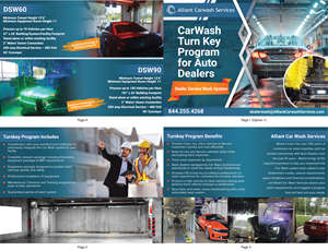 Flyer Design by Impressive Designs for Alliant CarWash Services | Design: #33908390