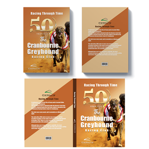 Buchumschlag Design von Miguel Silva für Cranbourne Greyhound Racing Club | Design #33863688