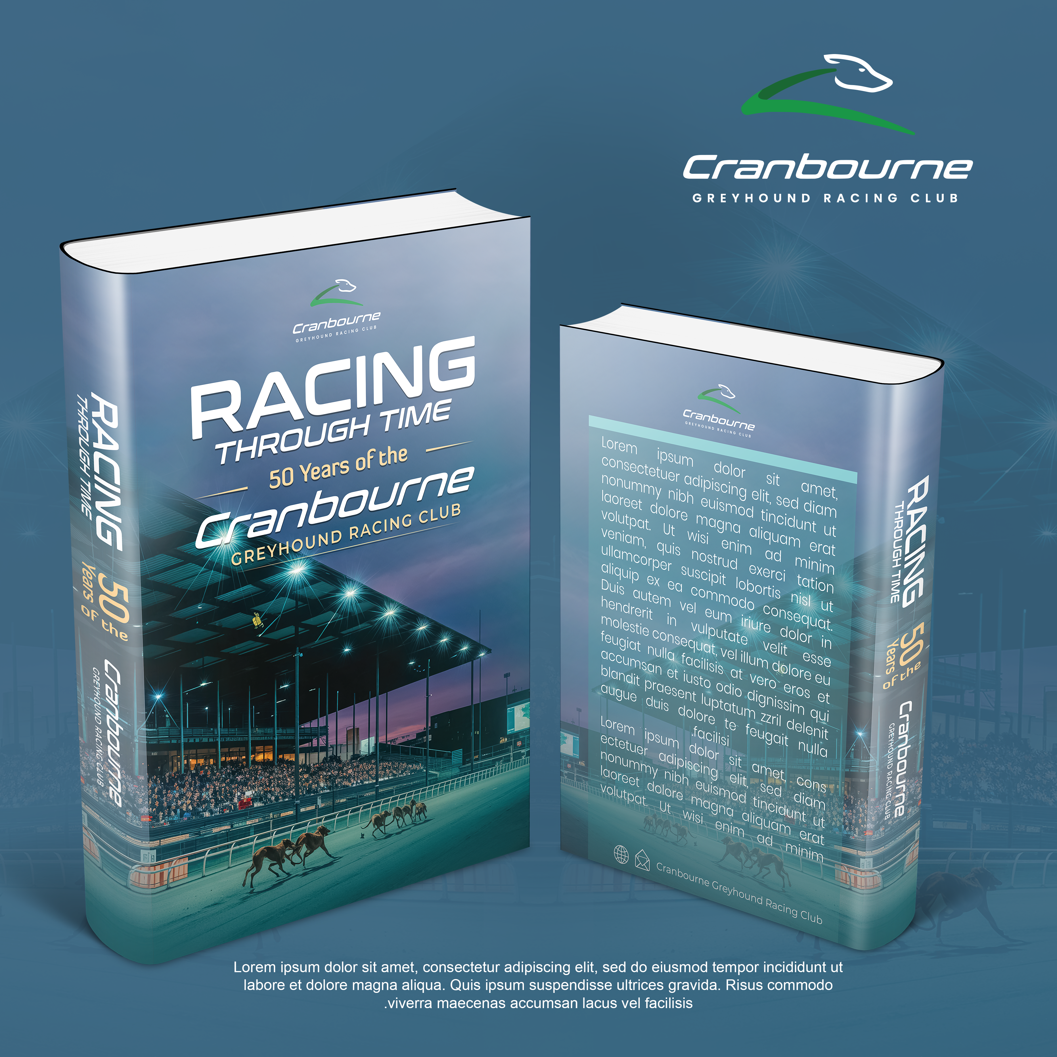 Book Cover Design by Iftikharakram715 for Cranbourne Greyhound Racing Club | Design #33880740