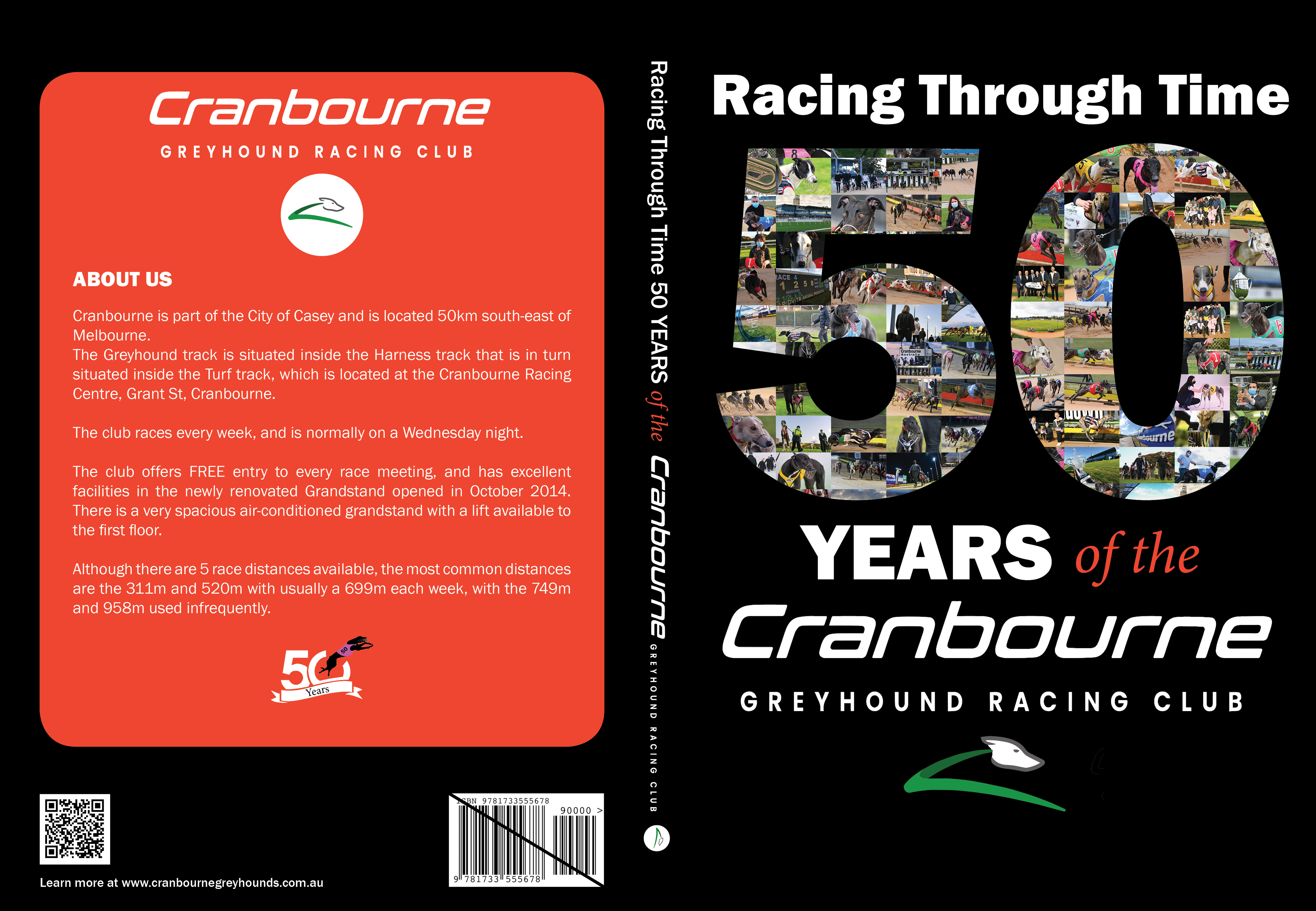 Buchumschlag Design von QWERTY graphics für Cranbourne Greyhound Racing Club | Design: #33888460