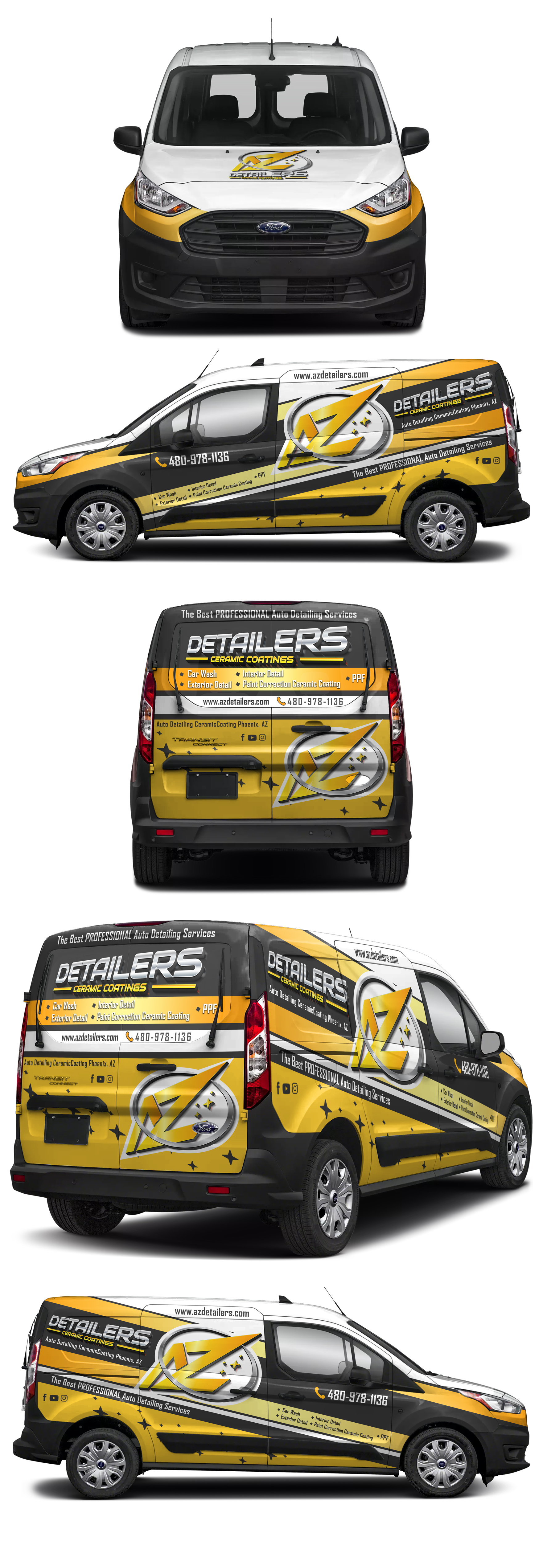Car Wrap Design by AZ_Studio for AZ Detailers | Design #33881415