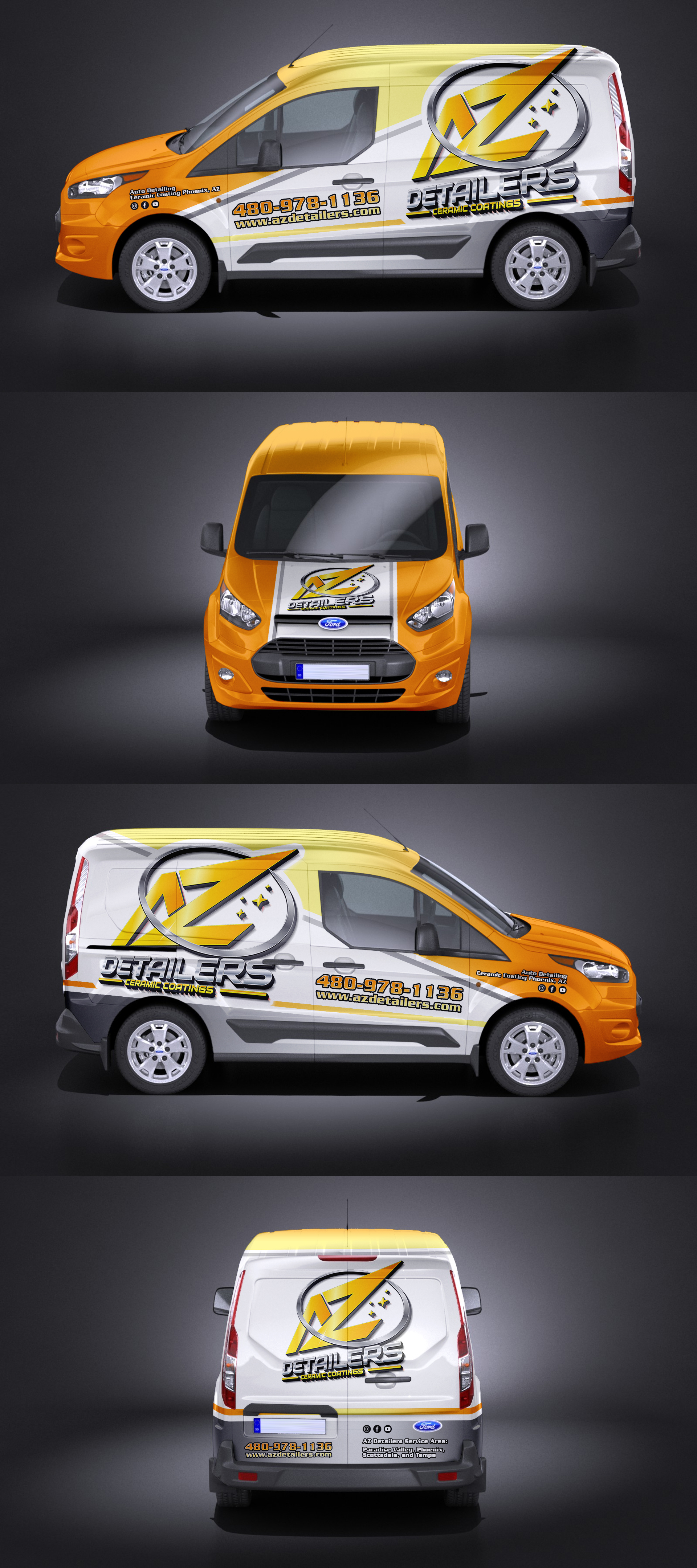 Car Wrap Design by ANGGI MAULANA PRAKOSO for AZ Detailers | Design #33891220