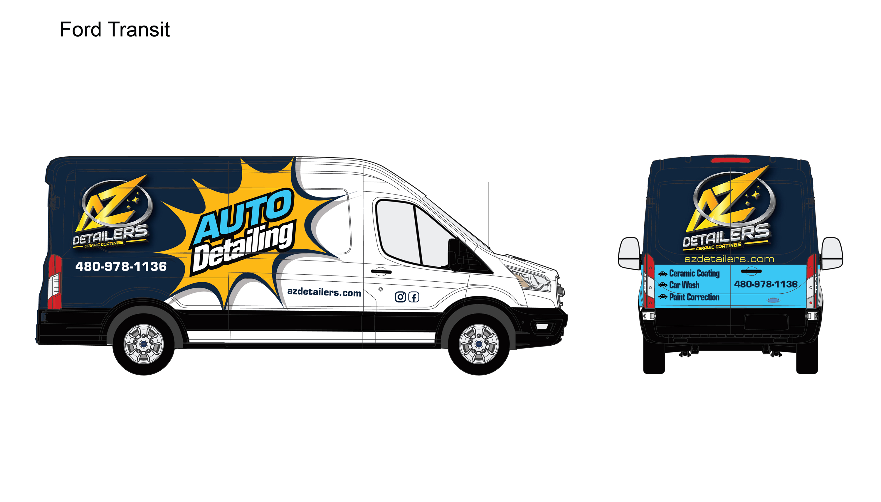 Car Wrap Design by GMWIRE for AZ Detailers | Design #33894729